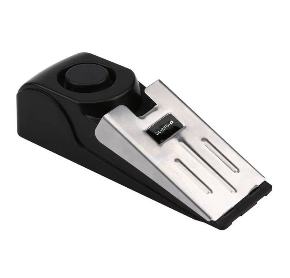 Olympia Bodentürstopper Alarm-Türstopper und Erschütterungssensor T 300 Schwarz - Bild 2