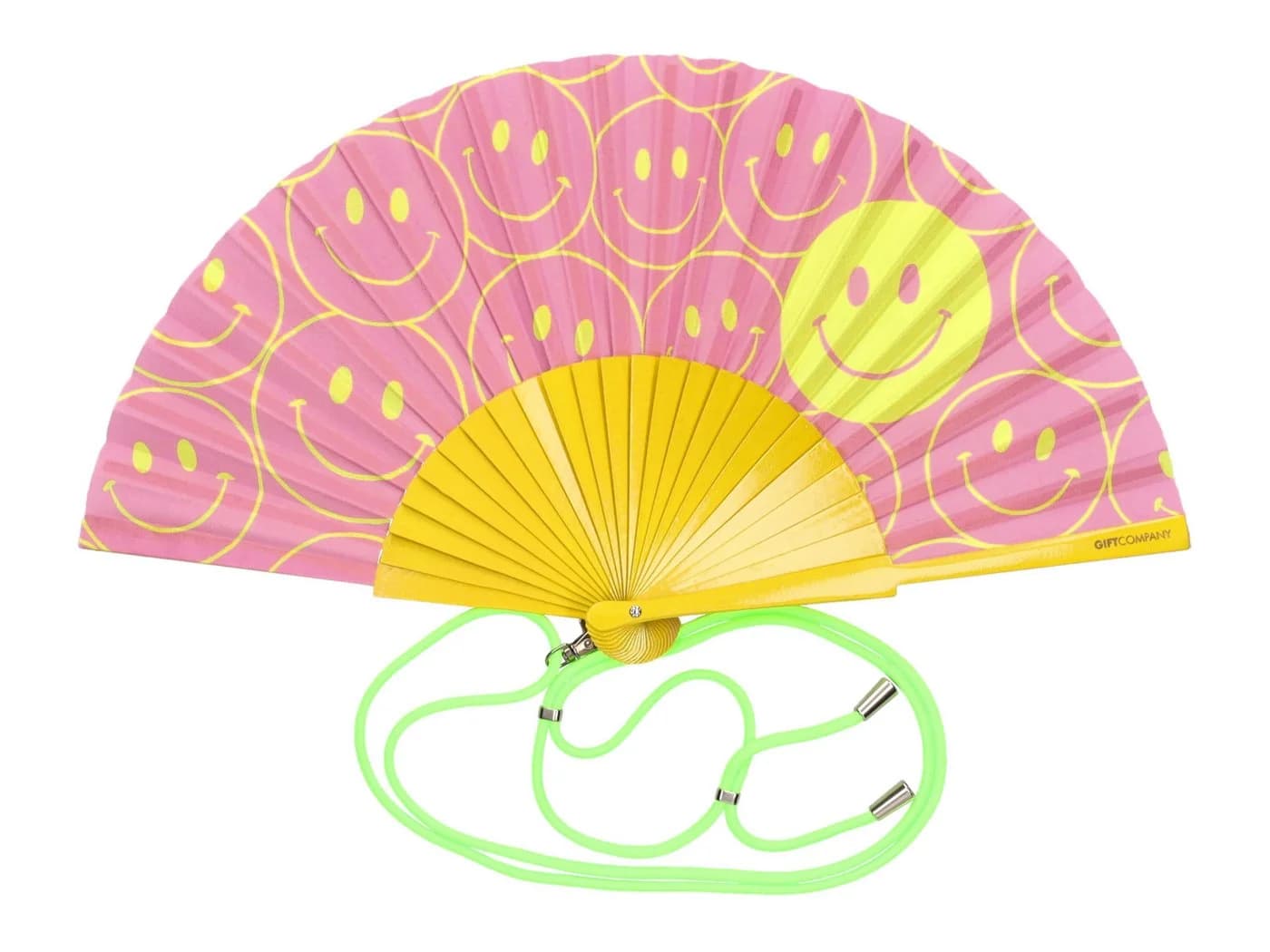 Giftcompany Dekoobjekt Fififan Fächer Smile rosa/gelb - Bild 2