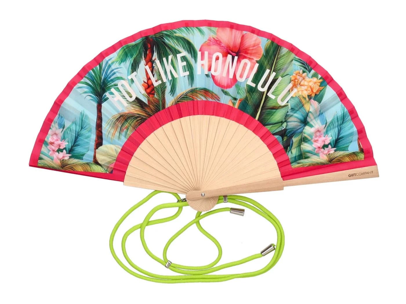 Giftcompany Deko-Fächer Hot Like Honolulu 23cm Holz - Bild 2