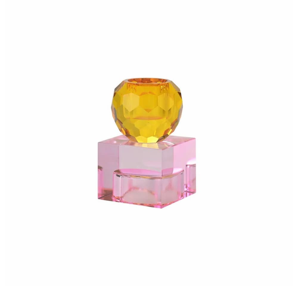 Giftcompany Kerzenhalter Sari Kugel Cube Orange Hellrosa - Bild 2