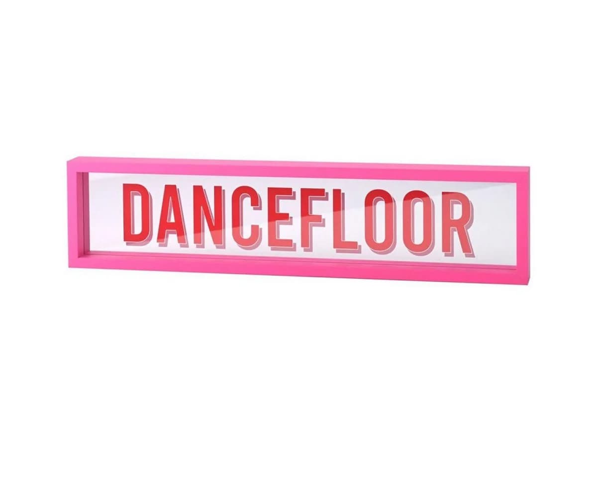 Giftcompany Glasbild Love Frames Dancefloor Hot Pink - Bild 2