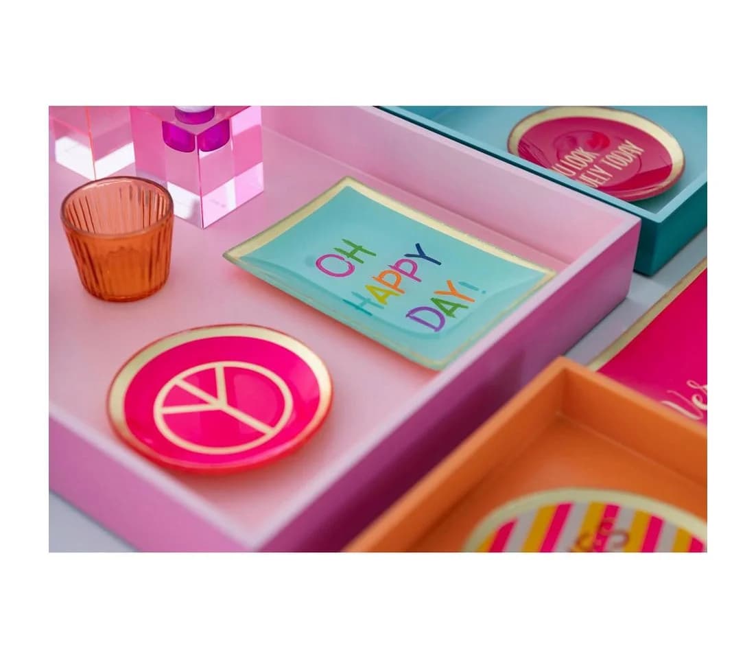 Giftcompany Dekoteller Love Plates Hase Neon Pink - Bild 5