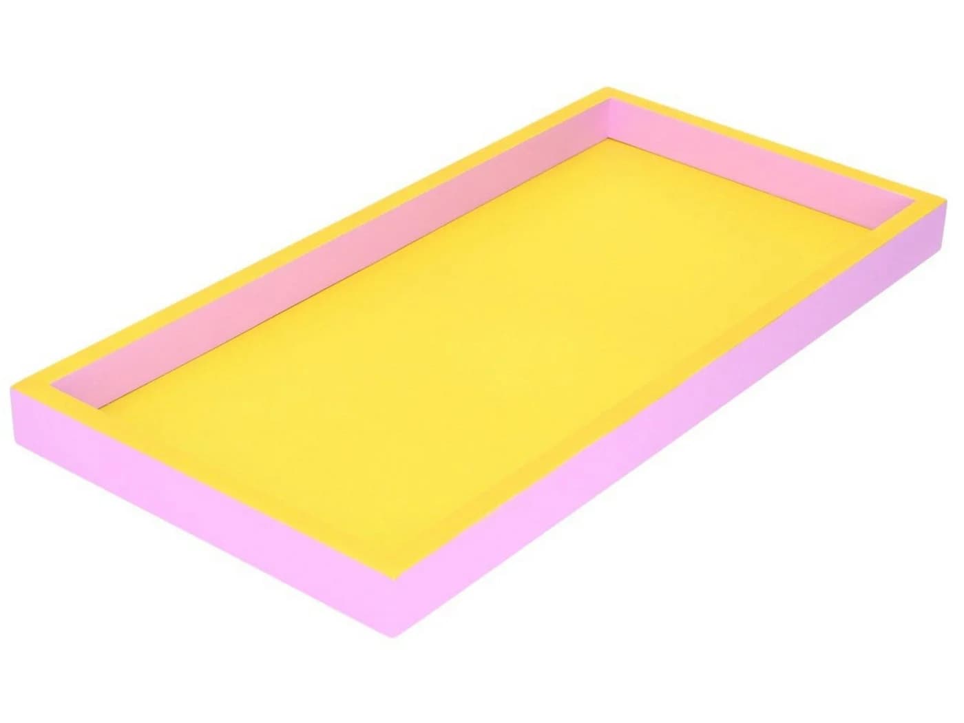 Giftcompany Dekotablett Neo Rechteckig Gelb/Rosa Modern - Bild 2