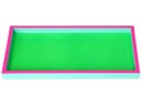 Giftcompany Neo Tablett Rechteckig Neon Grün/Pink/Türkis 30cm Bild 2