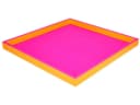 Giftcompany Dekotablett Neo Quadratisch Neon Pink/Orange 32cm Bild 2
