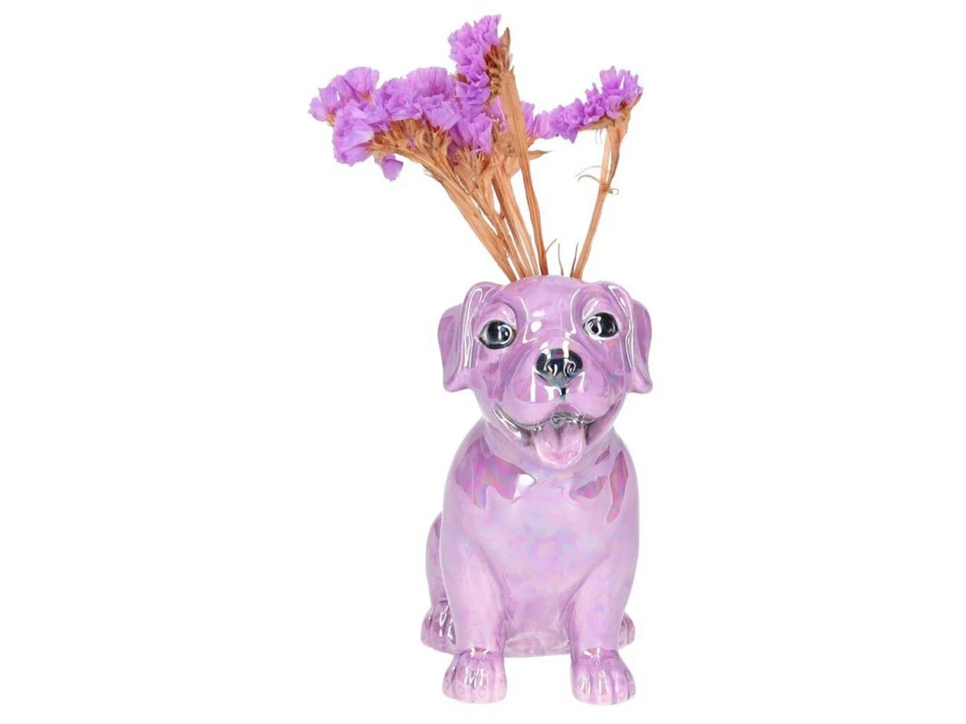 Giftcompany Dekovase Mignon Vase Hund sortiert Dolomit