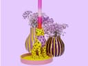 Giftcompany Dekovase Artisan Vase Lila Gelb Bild 1