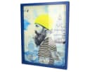 Giftcompany Glasbild Love Frames Seemann Blau Gelb Bild 2
