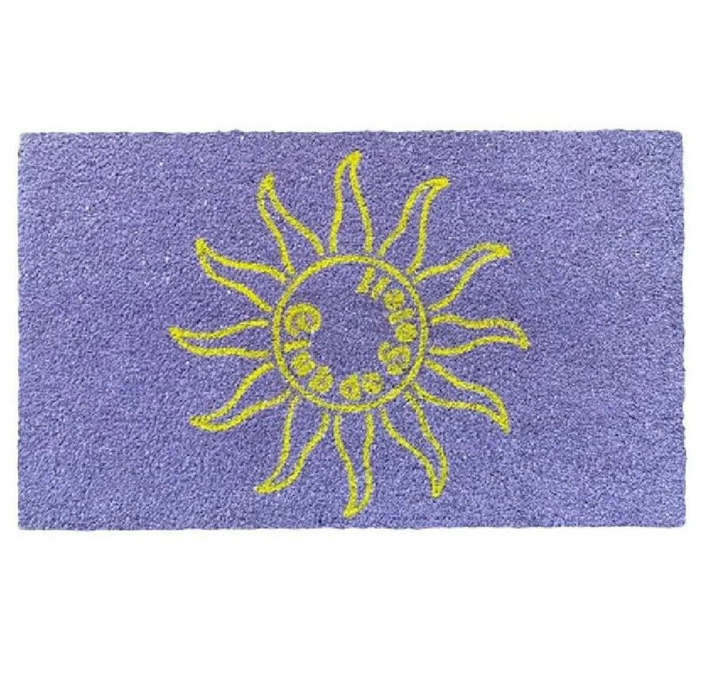 Giftcompany Fußmatte aus Kokosfasern Lila 75x45 cm - Bild 2