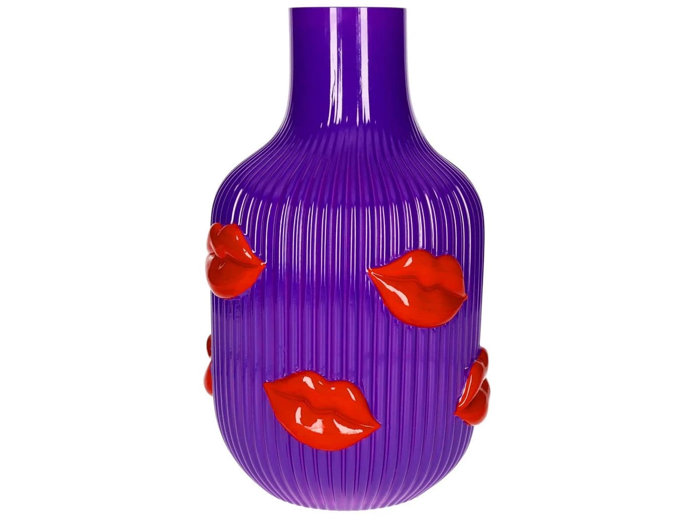 Giftcompany Dekovase L'amour Vase Lippen Lila 30cm - Bild 2