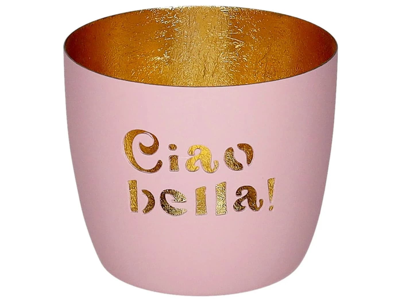 Giftcompany Windlicht Madras M Rosa/Gold Ciao Bella! - Bild 2