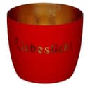 Giftcompany Kerzenhalter Windlicht Madras Rot Glas Bild 2