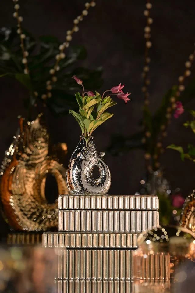 Giftcompany Monsieur Carafon Vase / Karaffe Fisch L silber 2,7l - Bild 5