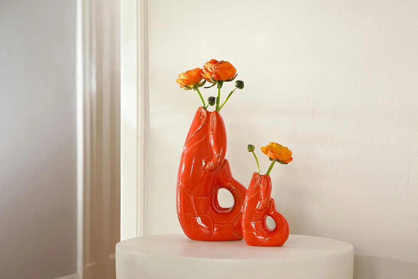 Giftcompany Dekovase Madame Crevette Hummer Vase L Orangerot - Bild 4