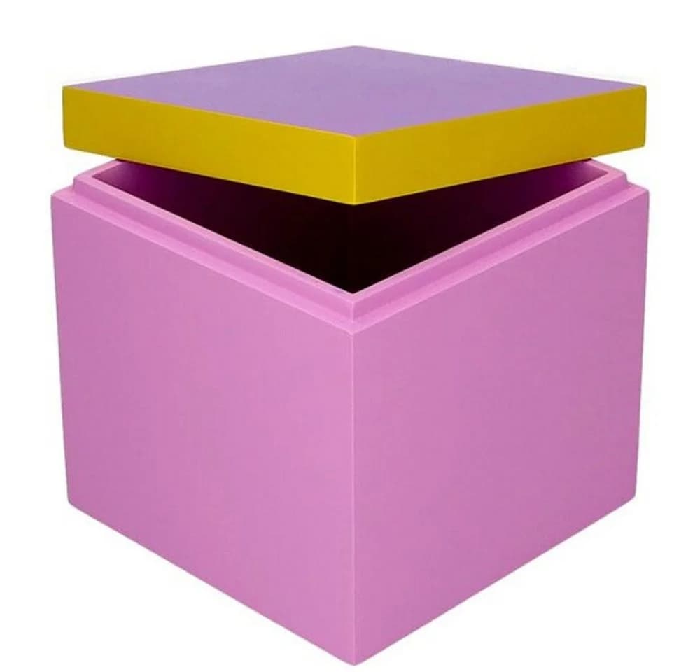 Giftcompany Aufbewahrungsbox Neo Quadratisch Lila Gelb Rosa