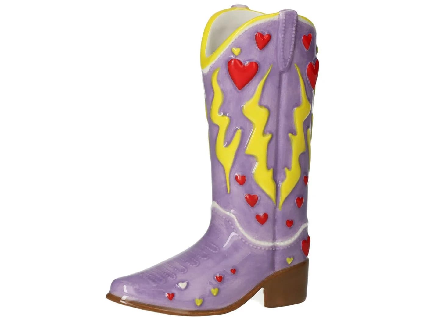 Giftcompany Dekovase Cowboytiefel Lila Design - Bild 2