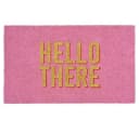 Giftcompany Fußmatte Kokosfasern Hello There Glitzer Rosa Bild 2