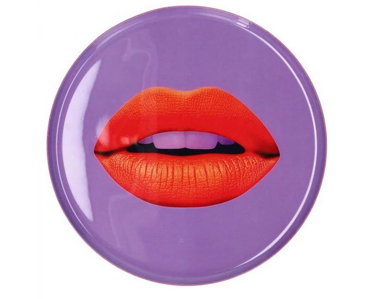 Giftcompany Dekotablett Love Trays Lippen Lila 17,7cm - Bild 2