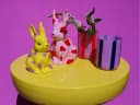 Giftcompany Dekovase Mignon Vase Hase Leo M rosa/rot Bild 1