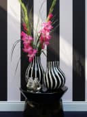 Giftcompany Artisan Vase gestreift schwarz/weiß 16,8cm Bild 1