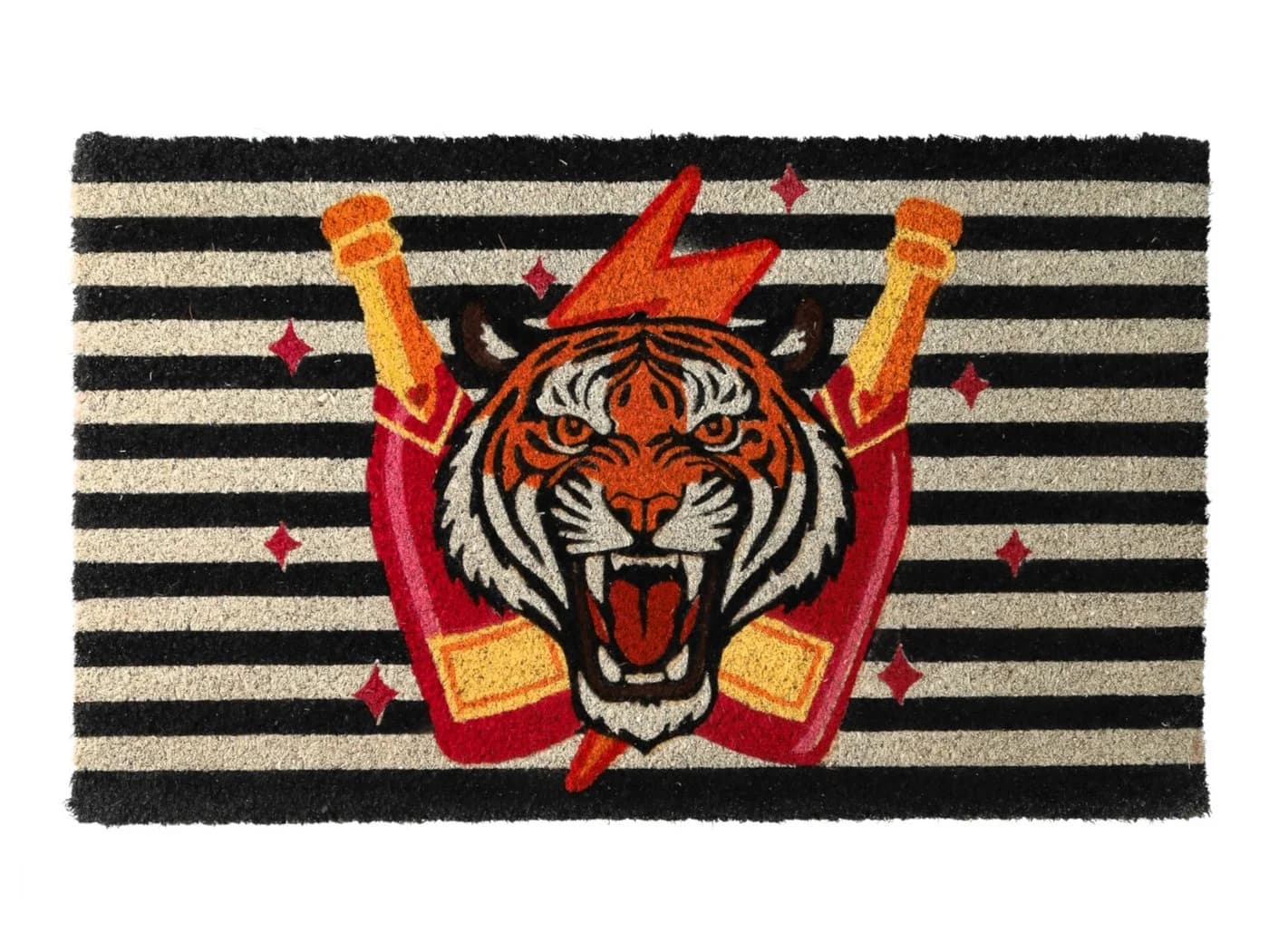 Giftcompany Fußmatte Tiger schwarz/weiß 45x75cm