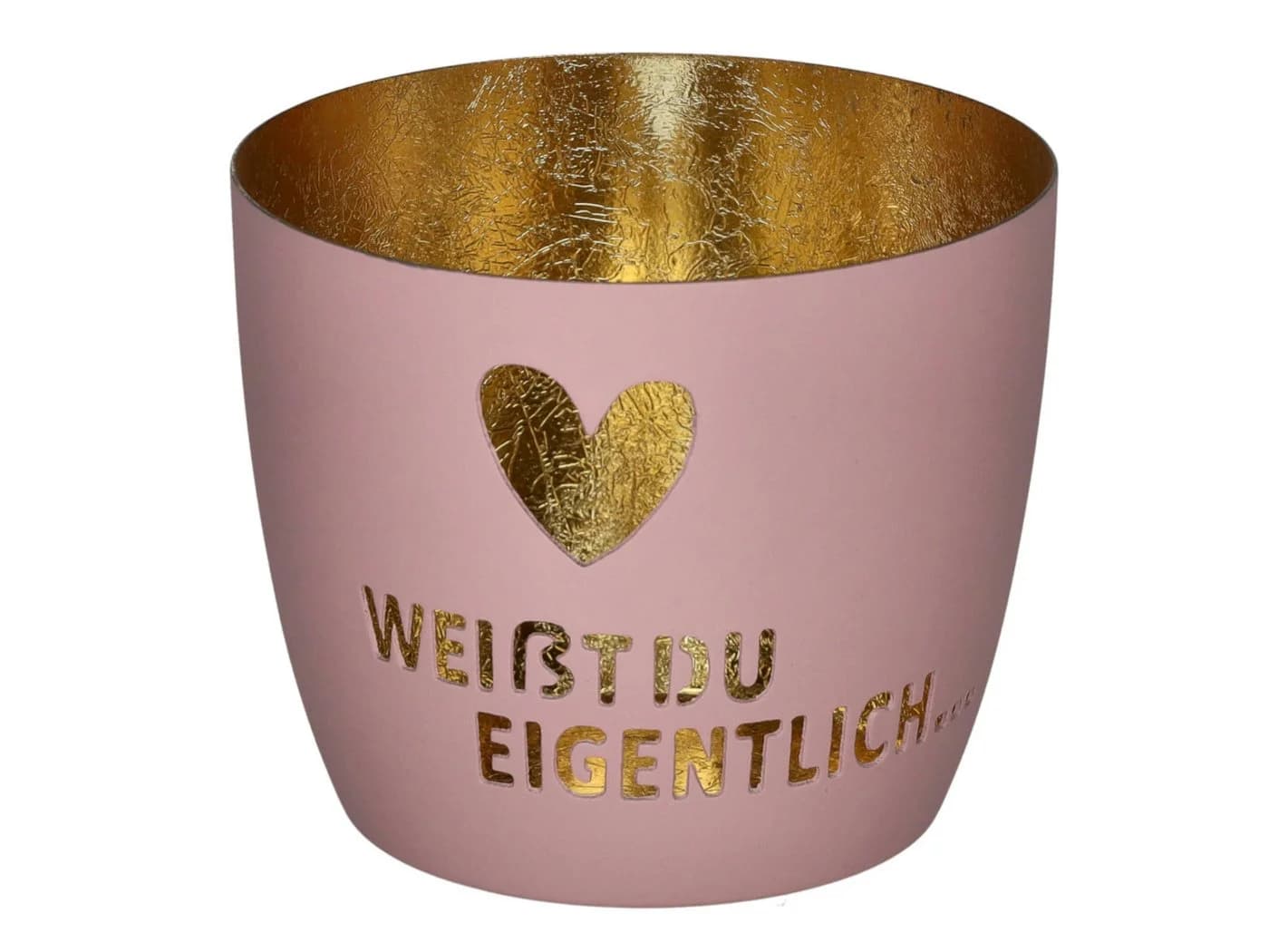 Giftcompany Windlicht Madras M Weißt du eigentlich Rosa/Gold