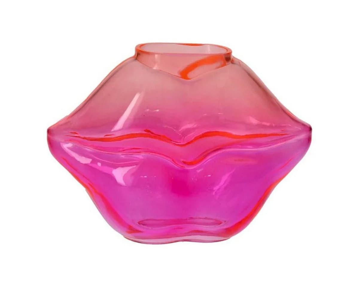 Giftcompany Dekovase Vase Lippe L´amour Orange Pink 20,5cm - Bild 2