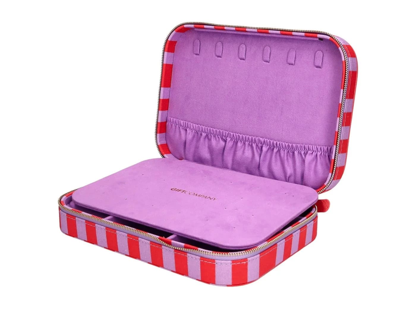 Giftcompany Schmuckablage Treasure gestreift rot/lila - Bild 3