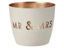 Giftcompany Windlicht Madras M Mr & Mrs Weiß/Gold Bild 2