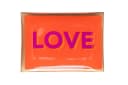 Giftcompany Glasteller Love Plates Orange Gold Dekor Bild 1