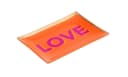 Giftcompany Glasteller Love Plates Orange Gold Dekor Bild 3