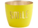 Giftcompany Windlicht Madras M Smile Neon-Gelb/Gold Bild 2