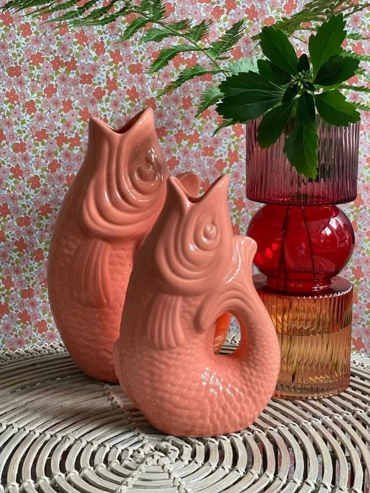 Giftcompany Dekovase Monsieur Carafon Fisch XS Coral Red - Bild 4