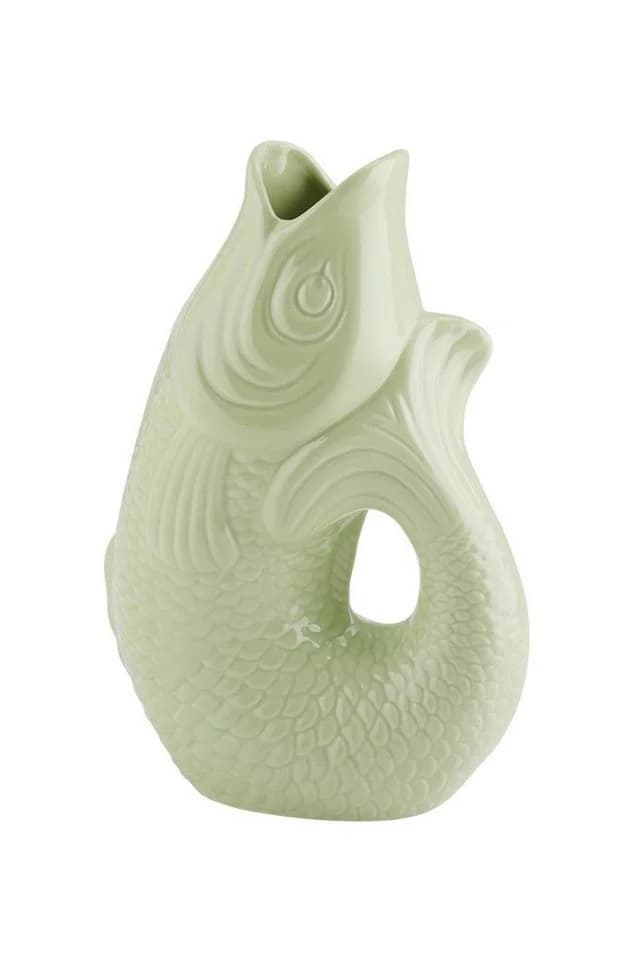 Giftcompany Dekovase Monsieur Carafon Vase Karaffe Fisch Seafoam 1,2l - Bild 3