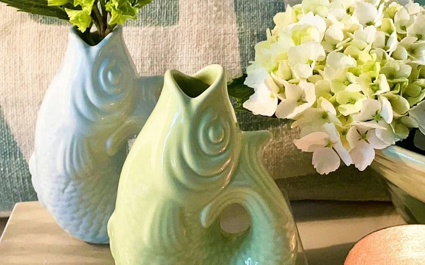 Giftcompany Dekovase Monsieur Carafon Vase Karaffe Fisch Seafoam 1,2l - Bild 5