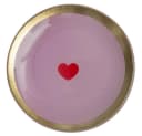 Giftcompany Dekoteller Herz Rosa 10cm Glasteller Bild 2
