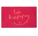 Giftcompany Fußmatte aus Kokosfasern Be Happy Pink Bild 2