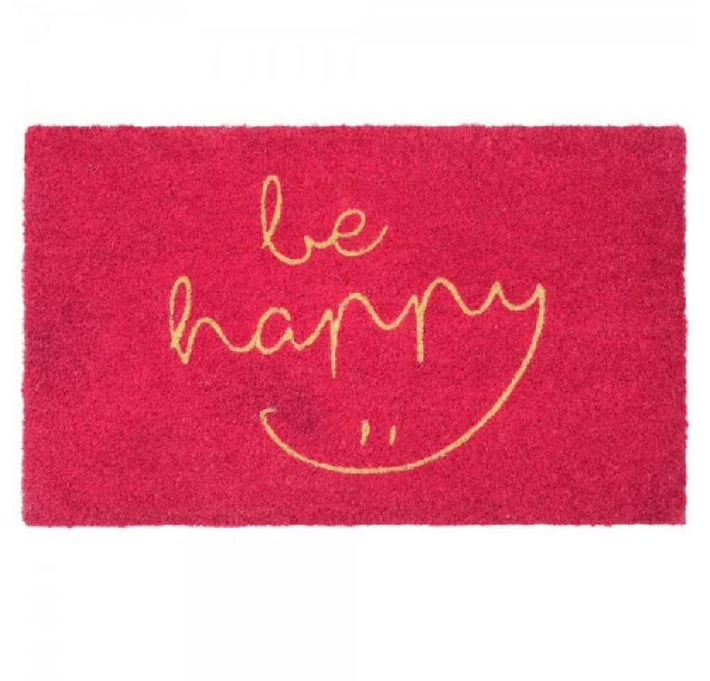 Giftcompany Fußmatte aus Kokosfasern Be Happy Pink - Bild 2