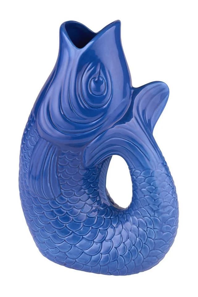 Giftcompany Dekovase Monsieur Carafon Vase Karaffe Fisch L blau 2,7l - Bild 2