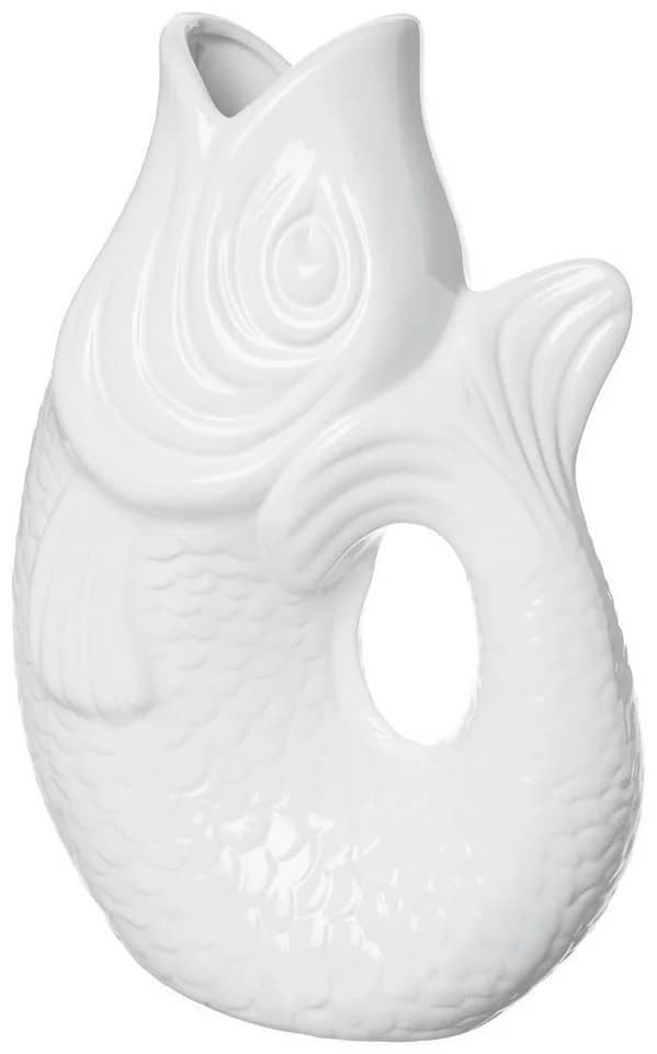 Giftcompany Monsieur Carafon Vase/Karaffe Fisch L weiss 2,7l - Bild 2