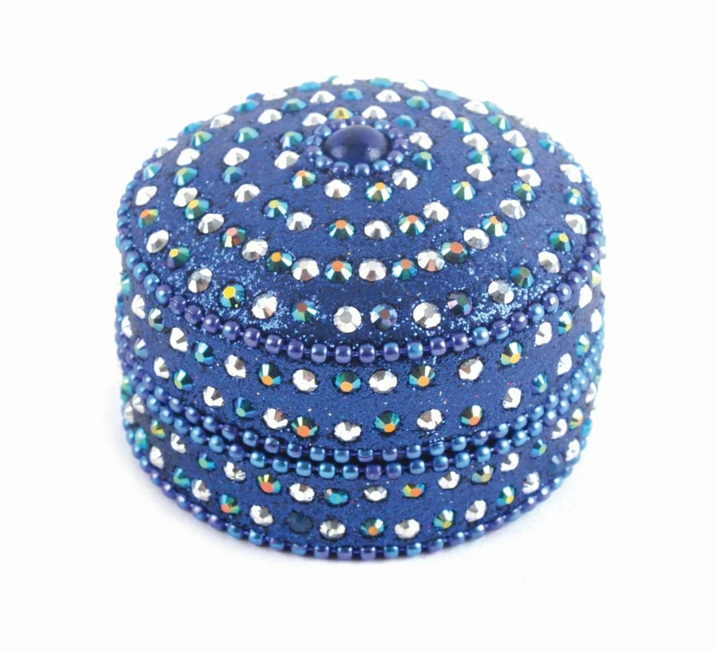 El Puente Pillendose Glitzer Pailletten Metall Blau