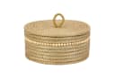 El Puente Aufbewahrungskorb mit Deckel Eleganz Handmade Bild 2
