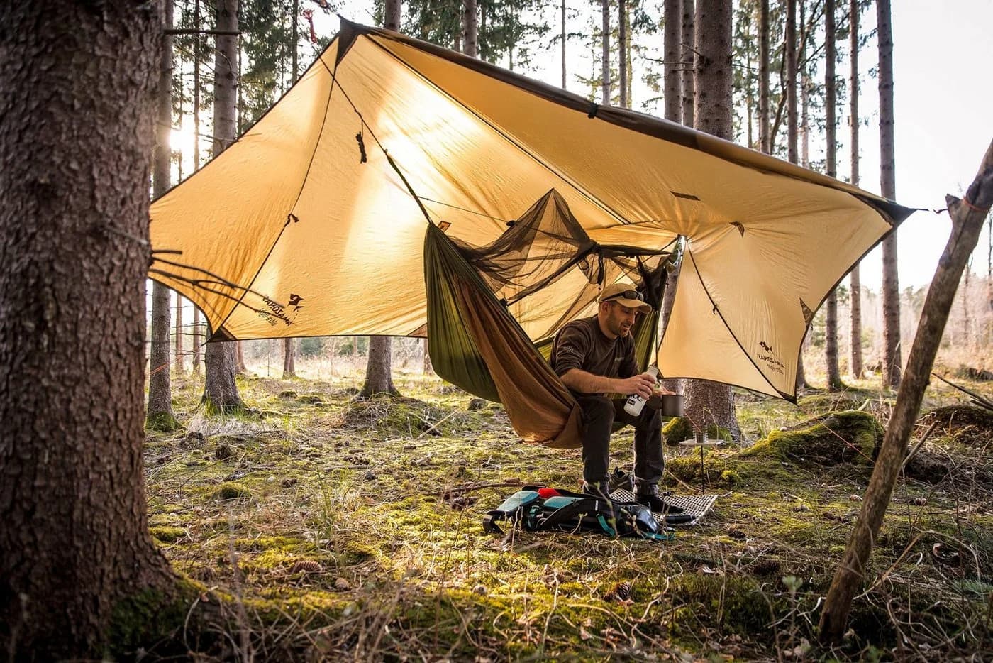 AMAZONAS Adventure Hero XXL Moskito-Hängematte Grün Nylon-Ripstop - Bild 3