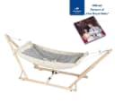 Amazonas Koala Babyhängematte Royal-Set mit Holzgestell & Inlay Grau Bild 2