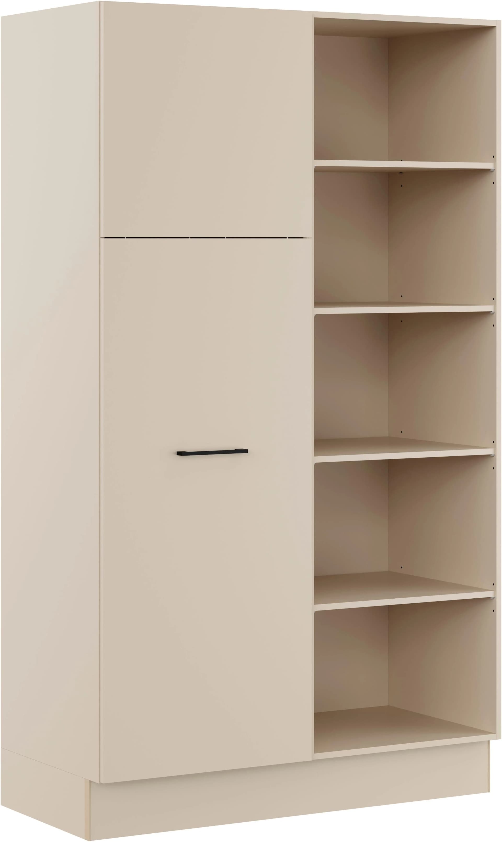 Mehrzweckschrank-Set IMPULS KÜCHEN Warschau Kieselgrau Vintage Eiche