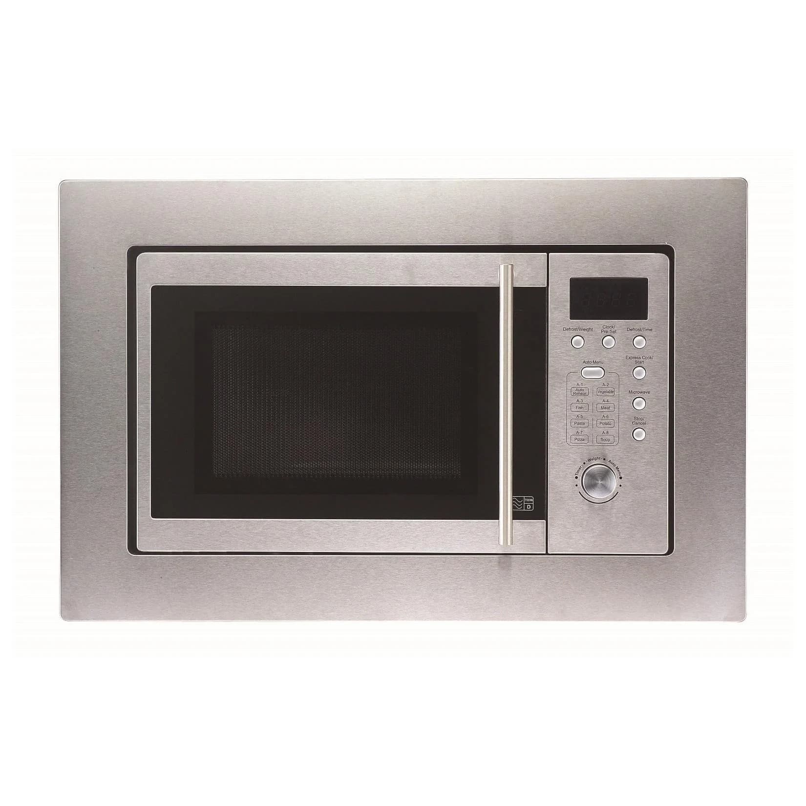 PKM Einbaumikrowelle MW800-20.8EB Edelstahl 800Watt, 20 Liter