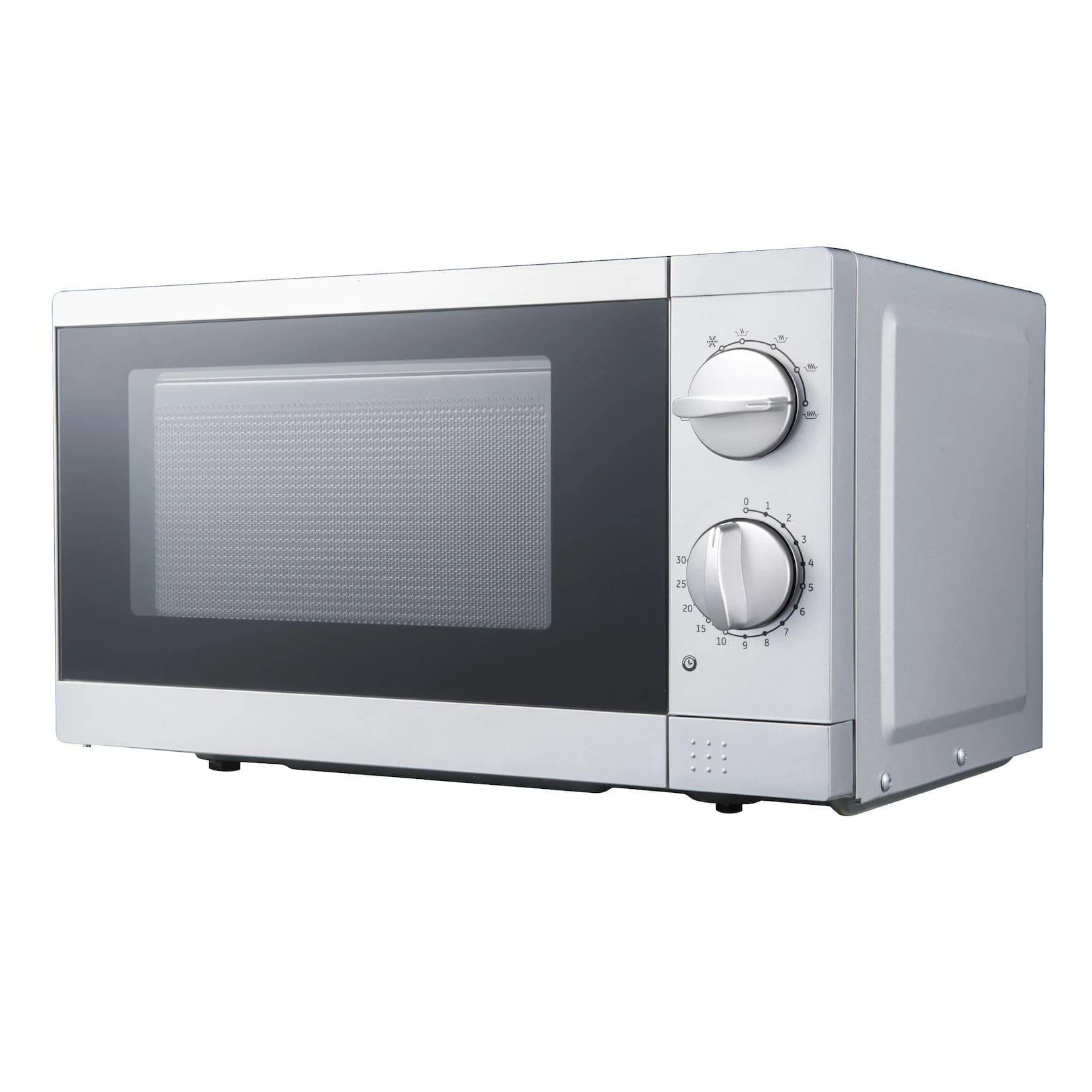 PKM Mikrowelle 700 Watt 17 Liter Silber