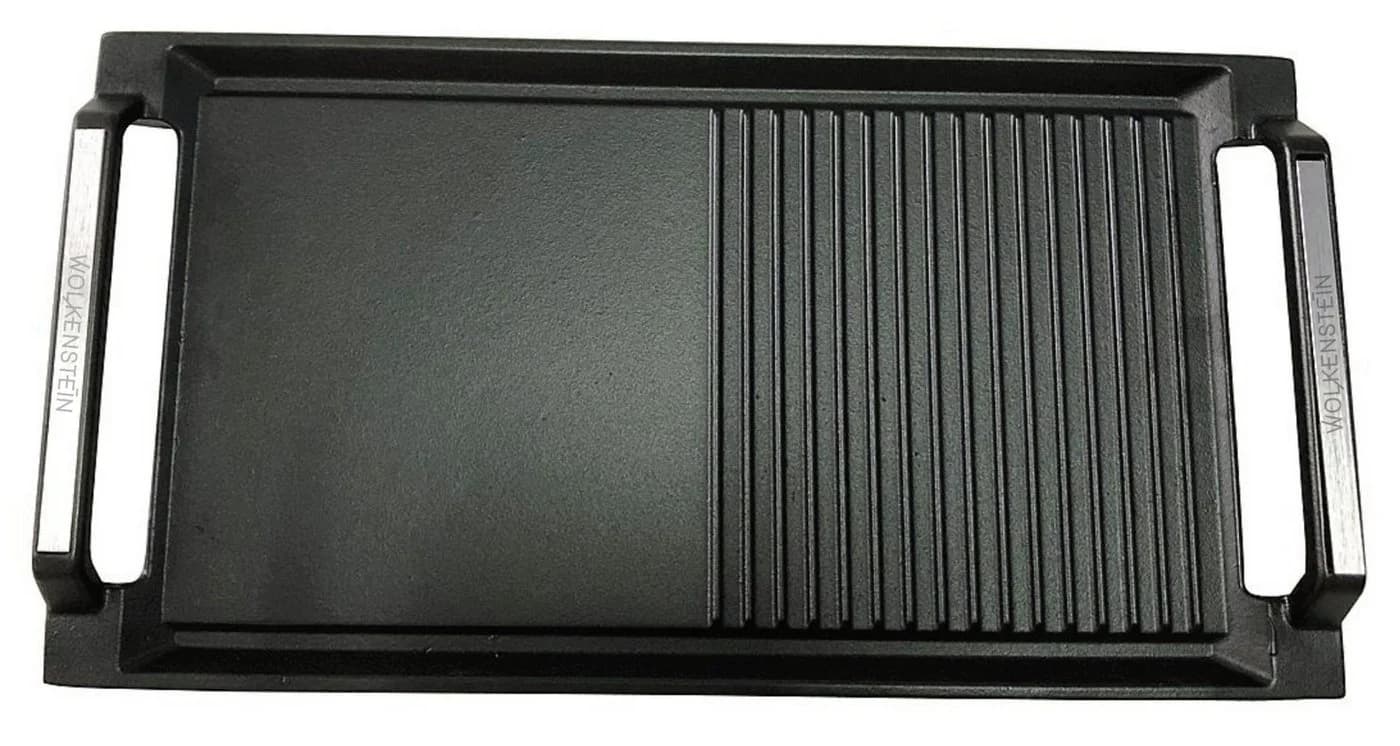 Wolkenstein Grillpfanne GP 1W Gusseisen Plancha Grillrost - Bild 2