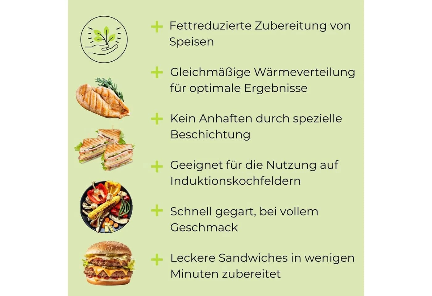 Wolkenstein Grillpfanne GP 1W Gusseisen Plancha Grillrost - Bild 4