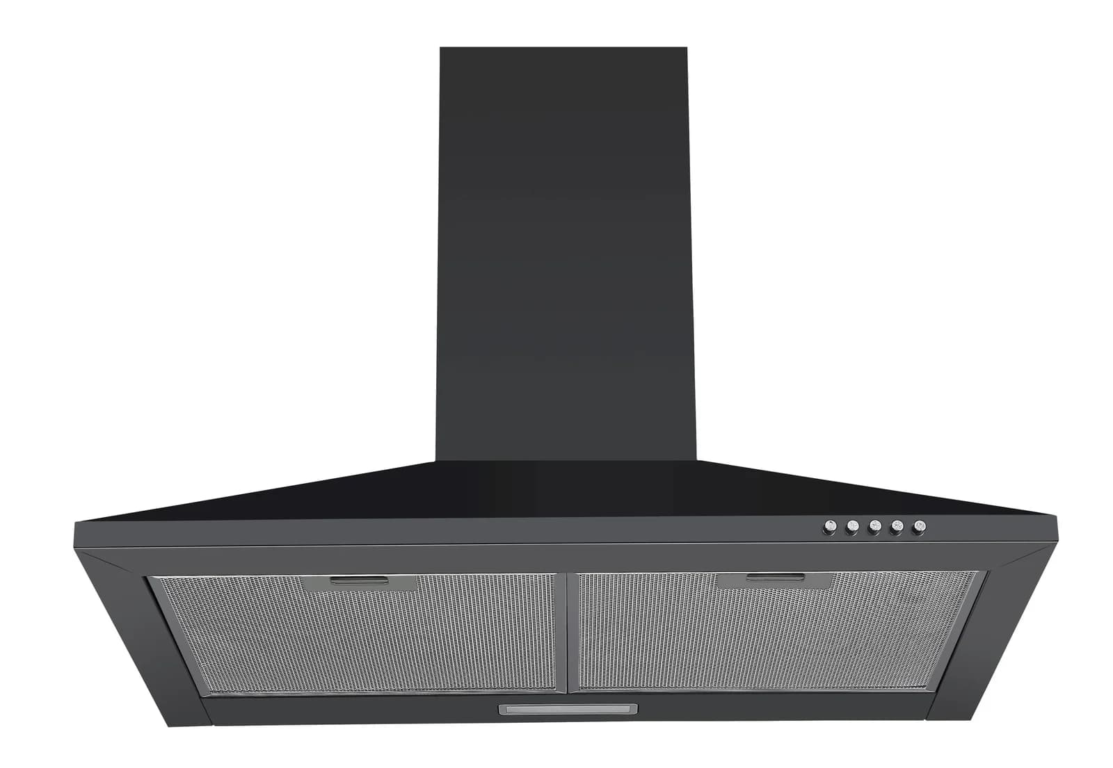 PKM Kaminabzugshaube 6091BH - 60cm, Schwarz, LED, Wandesse - Bild 2